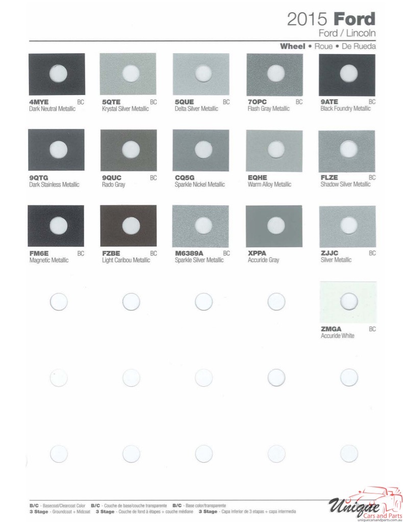 2015 Ford Paint Charts Sherwin-Williams 7